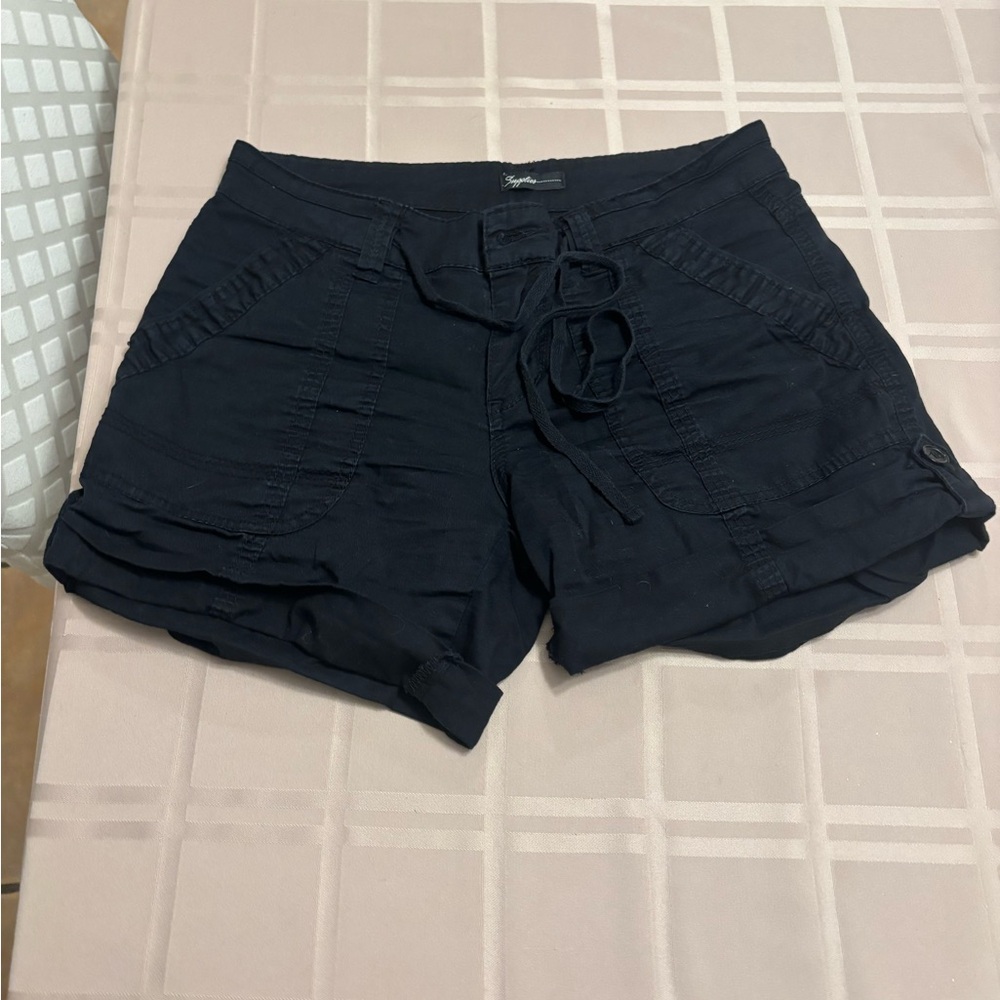 Women's Navy Cargo Shorts